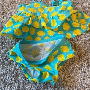 Baby girl lemon two piece